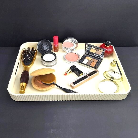 ESTEE LAUDER Perfume MAKEUP Dresser VANITY Tray MCM-Vintage-Postmodern Era-VG - Picture 4 of 14